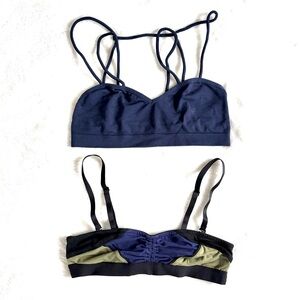 ✨ 2-pc Free People bralette set XS